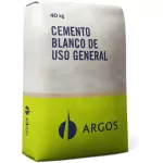Cemento saco 40 kg Argos (blanco)