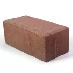 Adoquin rectangular 8 x 10 x 20 cm (rojo)