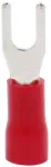 Terminal horquilla 1/8” (22-16 AWG) rojo (10 por paquete)