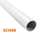 Tubo presion PVC SCH40 18 mm (3/4") x 6 metros