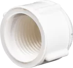 Tapon potable hembra con rosca PVC SCH40 12 mm (1/2")
