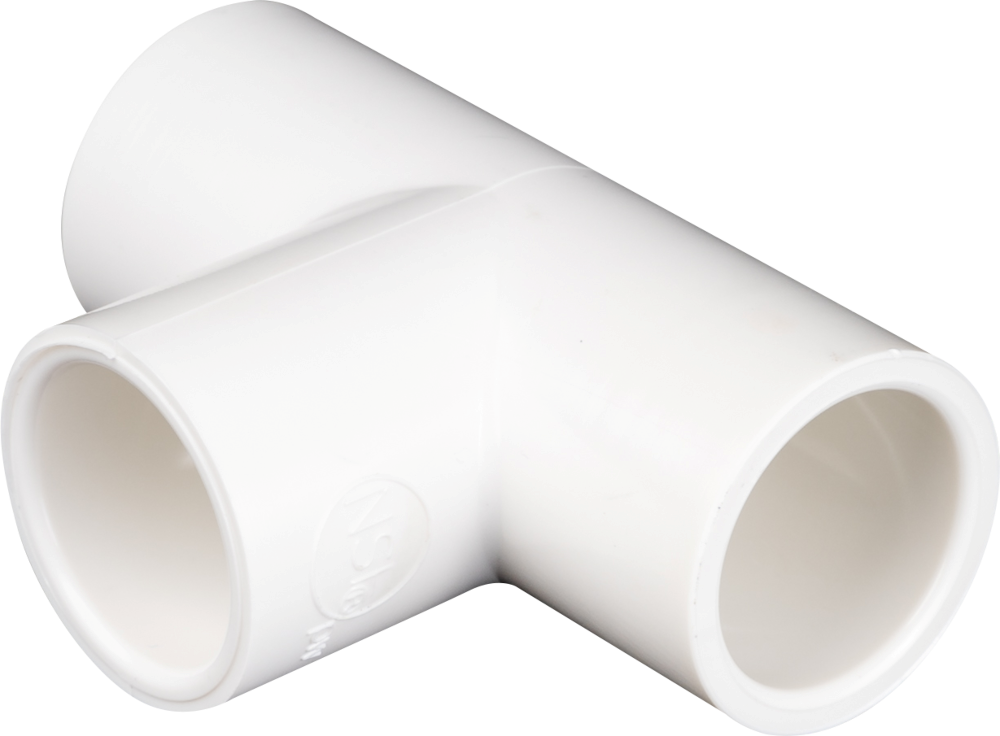 Tee potable PVC lisa 12 mm (1/2") Materiales De Construcción