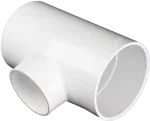 Tee potable lisa reducida PVC SCH40 25 a 18 mm (1" a 3/4")