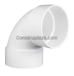 Codo sanitario 90° PVC SCH40 pared gruesa 100 mm (4")