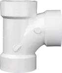 Tee sanitaria PVC SCH40 pared gruesa 75 mm (3")