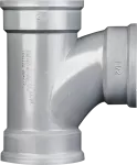 Tee sanitaria PVC SDR32.5 pared delgada 75 mm (3")