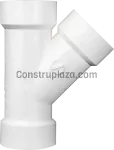 Yee sanitaria PVC SCH40 pared gruesa 50 mm (2")
