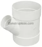 Yee sanitaria reducida PVC SCH40 pared gruesa 100 x 50 mm (4" x 2")