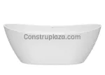 Bañera free standing 180 x 80 cm con revestimiento acrilico blanca DuraVato Duravit 700569000000000