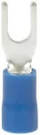 Terminal horquilla 5/32" (16-14 AWG) azul (10 por paquete)