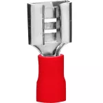 Terminal hembra .187” (22-16 AWG) rojo (10 por paquete)