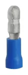 Terminal macho .195" (16-14 AWG) redondo azul (10 por paquete)