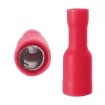 Terminal hembra .156” (2216 AWG) redondo rojo (10 por paquete)