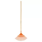 Rastrillo metalico para jardin 22 dientes con palo Truper EM-22 / 14322 