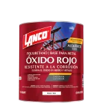 Anticorrosivo poliuretano base secado rapido (15 minutos) para interior y exterior cuarto Lanco MM105-5 (minio rojo oxido)