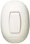 Interruptor parche sencillo 10A 125V blanco Oval Bticino P52