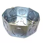 Caja EMT octogonal liviana 0.70 mm (KO 1/2" y 3/4")