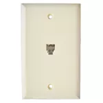 Conector sencillo para telefono RJ11 UL marfil Eagle 3532-V