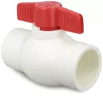 Llave de paso PVC 18 mm (3/4") tipo MIP