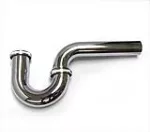 Sifon 32 mm (1-1/4") metalico de pared