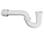 Sifon para lavatorio / fregadero 31 y 38 mm (1-1/4" y 1-1/2") plastico de pared