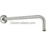 Brazo para ducha de pared redondo 400 mm curvo cromo Prime