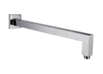 Brazo para ducha de pared cuadrado 400 mm cromo Prime