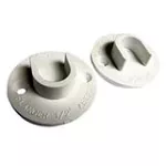Soporte abierto tipo brida para tubo cortinero 1/2"