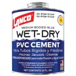 Pegamento PVC agua fria y caliente Wet-Dry azul cuarto Lanco SM248-5