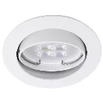 Lampara empotrada dirigible redonda GX5.3 50W 100-240V halogena blanco Andora Tecnolite YD-330/B