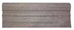 Madera laurel rodapie decorado 1/2" x 3" (largo variable)
