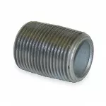 Niple hierro galvanizado todo rosca 18 x 25 mm (3/4" x 1")