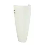 Lampara de pared E27 60W 100-240V cristal opalino Concordia Tecnolite 60TL6020MVOP