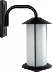Lampara para exterior farol de pared E27 20W 100-240V IP54 (190 x 265 mm) negro Oriental Neu Blumenau 48100100-16