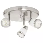 Lampara spot dirigible 3 luces GU10 150W 100-240V satinado Bejar I Tecnolite 180LVC203MVS