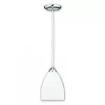 Lampara colgante E27 8.5W 100-240V cristal opalino Tecnolite 20CTL1900MVOP