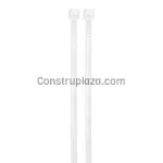 Amarra plastica 4.5 x 300 mm tension 50lb blanca Volteck CIN-5030 / 44308 (50 por paquete)
