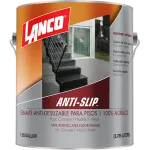 Esmalte acrilico antideslizante para pisos Anti-Slip galon Lanco SF290-4 (cleo)