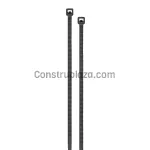 Amarra plastica 2.5 x 200 mm tension 18lb negra Volteck CIN-1820N / 44322 (100 por paquete)