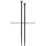 Amarra plastica 3.5 x 250 mm tension 40lb negra Volteck CIN-4025N / 44325 (50 por paquete)