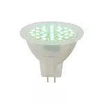 Bombillo LED GX5.3 MR16 3W 110V verde Tecnolite MR16-SMDLED/3WVE