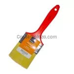 Brocha con mango rojo de cerda sintetica 3"