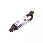 Extension electrica polarizada 1 toma 2.7 metros (9 pies) enchufe curvo cafe Eagle 413-9BK