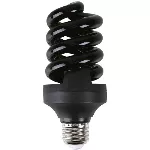 Bombillo fluorescente espiral E27 20W 110V luz negra Tecnolite HEL-20W/BLB