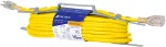 Extension electrica reforzada aterrizada 1 toma 15 metros amarilla 13A 14AWG Volteck ERA-15X14 / 48068 