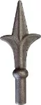 Punta lanza francesa 54 x 130 mm (13 mm) hierro forjado decorativo para rejas 126/B/3