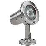 Lampara para exterior en piso GX5.3 50W 110V IP68 satinado Escaloma Tecnolite H-510/S