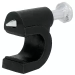 Grapa aislante para cable coaxial negra 6 mm Volteck GCO-6N / (20 por paquete)