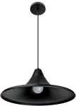 Lampara colgante E27 20W 100-240V (380 x 170 mm) negro Teo Blumenau 813000-08