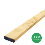 Regla de pino seco tratado cepillado 1" x 2" (19 x 41 mm) x 3.2 metros